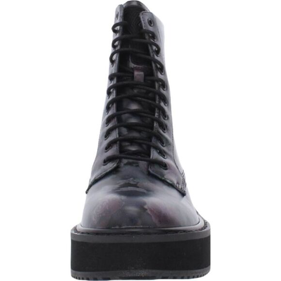 Kendall + Kylie Hunt Women's Faux Leather Lace-Up Boot Color Black - Picture 3 of 8